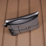 Wallet Pouch V1 Con Zipper, Inicial y Gancho/Llavero Unlined